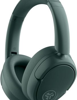 JLab JBuds Lux ANC Wireless Headphones, Sage, Hybrid Active Noise Cancelling, Customizable Sound, Spatial Audio Compatible, Premium Over-Ear Bluetooth Headset